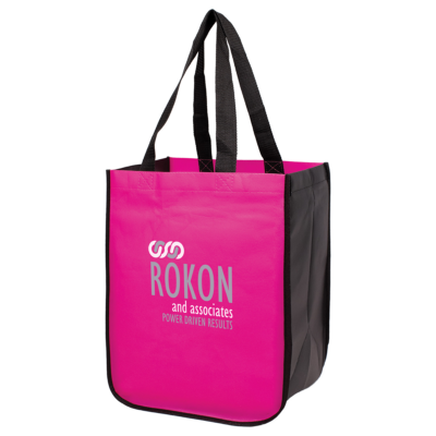 Matte Laminated Designer Tote Bag 8211 12 x 15 8211 Pink