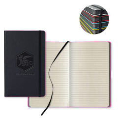 Castelli Black Laser Medio Lined Ivory Page Journal - q24mc-b64-1706436023