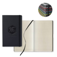 Castelli Black Laser Medio Lined Ivory Page Journal - q24mc-t22-1706436023