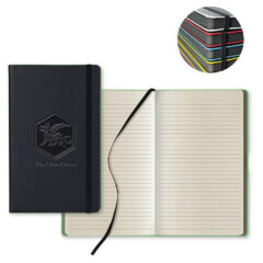 Castelli Black Laser Medio Lined Ivory Page Journal - q24mc-t61-1706436023