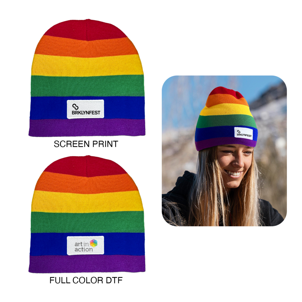 Rainbow Beanie - RBH150_RAINBOW