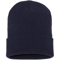 YP Classics Cuffed Beanie - YP_Classics_1501KC_Navy_Front_High