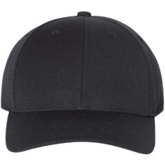 YP Classics Premium Curved Visor Snapback Cap - YP_Classics_6789M_Black_Front_High