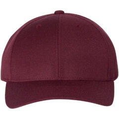 YP Classics Premium Curved Visor Snapback Cap - YP_Classics_6789M_Maroon_Front_High