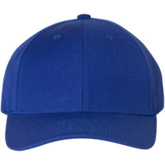 YP Classics Premium Curved Visor Snapback Cap - YP_Classics_6789M_Royal_Front_High