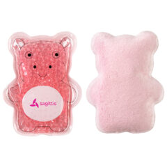 Plush Hippo Aqua Pearls™ Hot/Cold Pack - whf-ph24