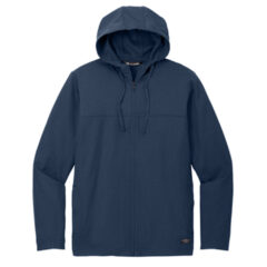 TravisMathew Balboa Hooded Full-Zip Jacket - 31877-BlNightsHt-5-TM1MZ338BlNightsHtFlatFront-337W