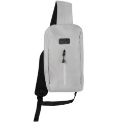 BrandCharger® Eco Sling Backpack - 35076_GRABLK_Deboss