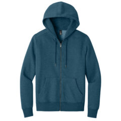 District® Perfect Weight® Fleece Full-Zip Hoodie - 337W-10206-HtrdPosBl-5-DT1103HtrdPosBlFlatFront1