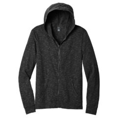 District ® Medal Full-Zip Hoodie - 9442-Black-5-DT565BlackFlatFront-1200W