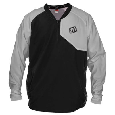 Alleson Athletic 8211 Field Batters JacketBlack-Grey