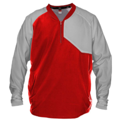 Alleson Athletic – Field Batters Jacket - Alleson Athletic 8211 Field Batters JacketRed-Grey