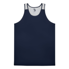 Alleson Athletic – Ventback Singlet - Alleson Athletic 8211 Ventback SingletNavy-White