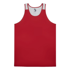 Alleson Athletic – Ventback Singlet - Alleson Athletic 8211 Ventback SingletRed-White