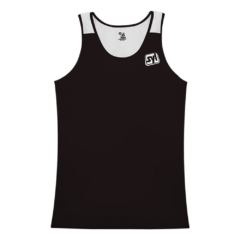 Alleson Athletic – Women’s Ventback Singlet - Alleson Athletic 8211 Women8217s Ventback SingletBlack-White