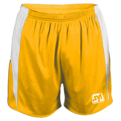 Alleson Athletic 8211 Youth Stride ShortsGold-white