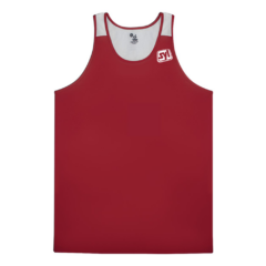 Alleson Athletic – Youth Ventback Singlet - Alleson Athletic 8211 Youth Ventback SingletRed-White