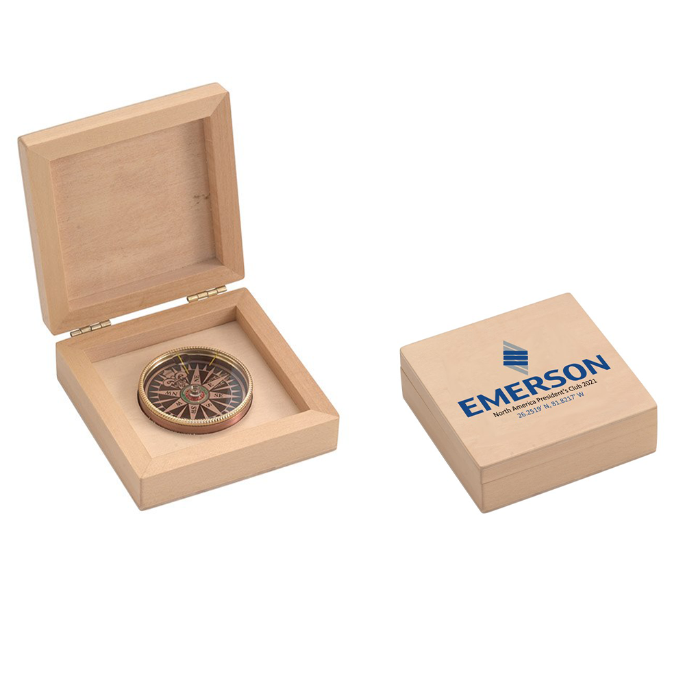 Cedar Creek® Desk Compass - Show Your Logo