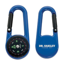 Cedar Creek® Blue Carabiner Compass - Cedar Creek Blue Carabiner Compassblue