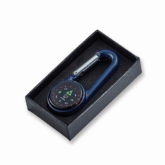 Cedar Creek® Blue Carabiner Compass - Cedar Creek Blue Carabiner Compassgift boxed