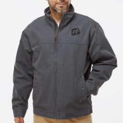 DRI DUCK Maverick Boulder Cloth™ Jacket with Blanket Lining - DRI_DUCK_5028_Charcoal_Front_High_Model