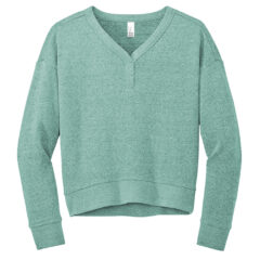 District® Women’s Perfect Tri® Fleece V-Neck Sweatshirt - District