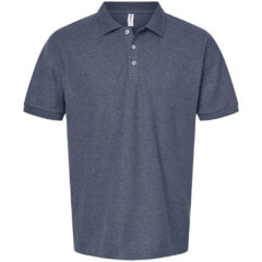 Tultex 50/50 Sport Pique Polo - Tultex_400_Heather_Navy_Front_High