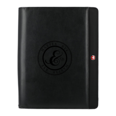 Wenger® Recycled Tech Zippered Padfolio - Wenger Recycled Tech Zippered Padfolio