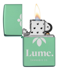 Zippo® High Polish Green Windproof Lighter - Zippo High Polish Green Windproof Lighter 8211 in use