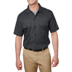 Dickies® Men’s Short Sleeve Slim Fit Flex Twill Work Shirt - ws673_47_z