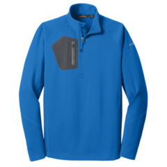 Eddie Bauer® 1/2-Zip Performance Fleece - 6944-AscentBlue-5-EB234AscentBlueFlatFront1-337W