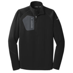 Eddie Bauer® 1/2-Zip Performance Fleece - 6944-Black-5-EB234BlackFlatFront1-337W