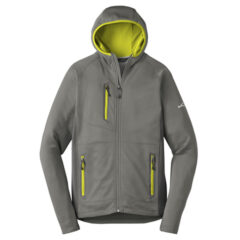 Eddie Bauer® Sport Hooded Full-Zip Fleece Jacket - 8996-MetGyGSCitr-5-EB244MetGyGSCitrFlatFront-337W