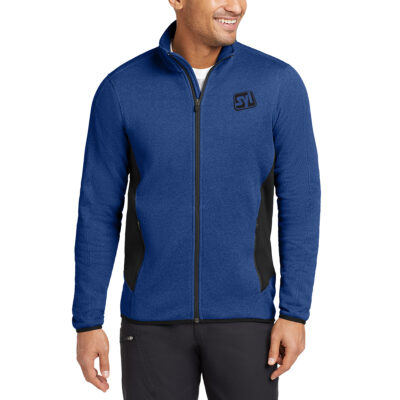 Eddie Bauer Full-Zip Heather Stretch Fleece Jacket