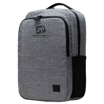 Herschel Kaslo Recycled 15in Computer BackpackRavenCrosshatch front