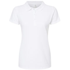 Tultex Women’s 50/50 Sport Pique Polo - Tultex_401_White_Front_High