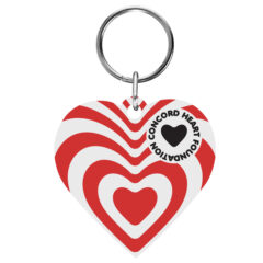 Acrylic Key Tag – Heart - 20105_ACRYLIC_4CP