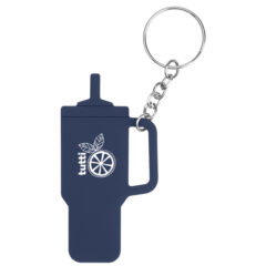 Intrepid Tumbler-Shaped Silicone Key Ring - 20106_NAV_Padprint