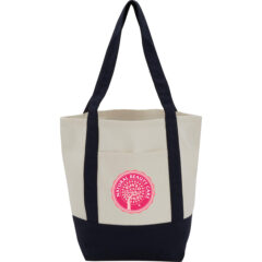 Mini Recycled 8 oz Cotton Canvas Tote - 7901-55BK_D_FR