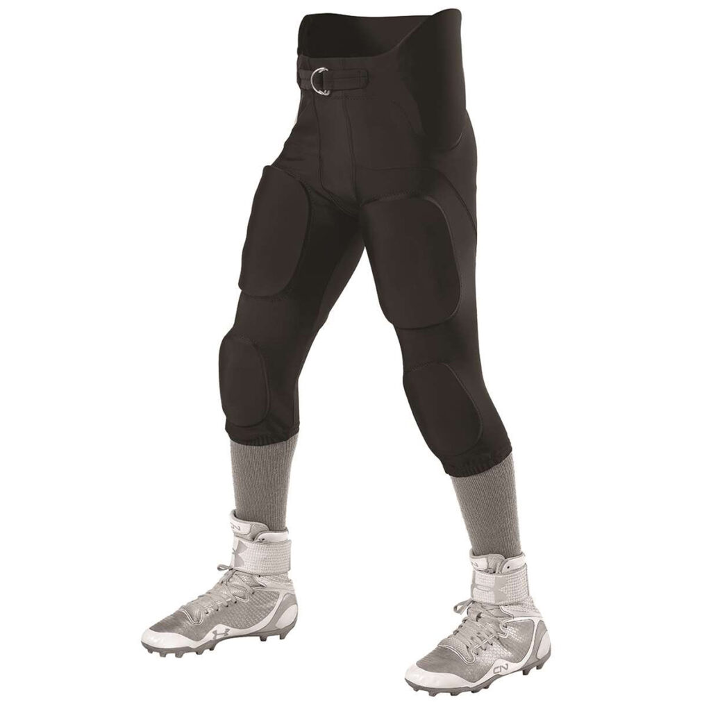 Alleson Athletic Youth Integrated Football Pants - Alleson_Athletic_689SY_Black_Side_High