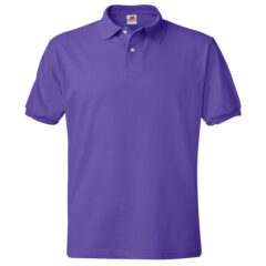 Hanes® Ecosmart® Jersey Polo - Hanes_054X_Purple_Front_High