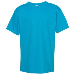 Hanes® Essential-T Youth T-Shirt - Hanes_5480_Teal_Front_High