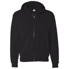 Hanes® Ecosmart® Full-Zip Hooded Sweatshirt - Hanes_P180_Black_Front_High