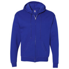 Hanes® Ecosmart® Full-Zip Hooded Sweatshirt - Hanes_P180_Deep_Royal_Front_High