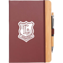 FSC® Recycled Kia Bamboo Journal – 5.5″ x 8.5″ - 2900-54TC_D_FR