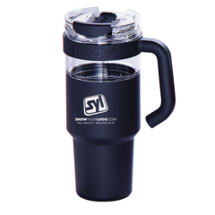 Asobu® Explorer – See Through Travel Mug with Detachable Tumbler Base - ASOBU EXPLORER 8211 Black