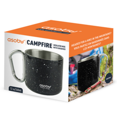 Asobu® Campfire Mug with Carabiner Handle - Asobu Campfire Mug with Carabiner Handle 8211 Gift Box