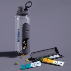 Asobu® Electrolyte Bottle - Asobu Electrolyte Bottle 8211 Compartments In Use