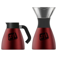 Asobu®Pourover Insulated Coffee Maker and Handle - Asobu Pourover with Handle 8211 Burgundy