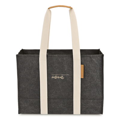 Out of The Woods Large Boxy Tote 8211 Ebony